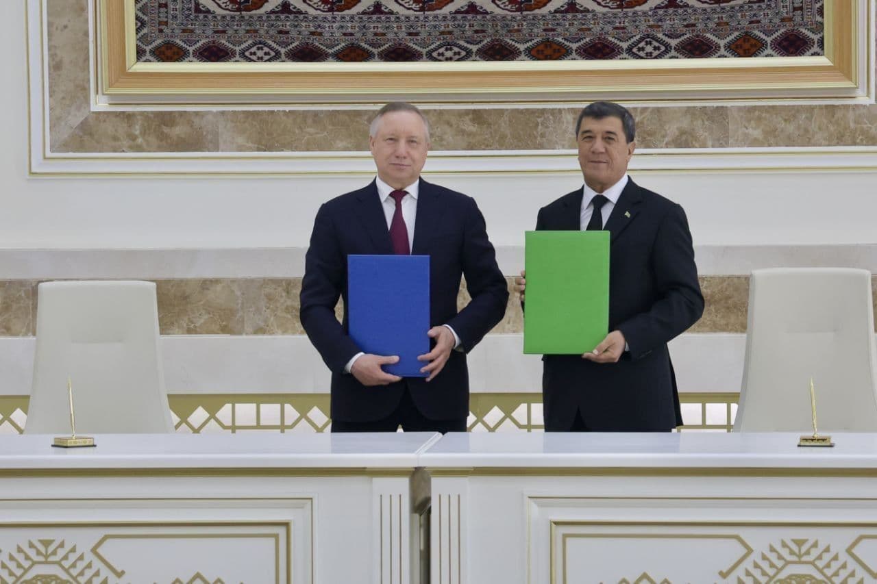 Город Аркадаг и Санкт-Петербург подписали соглашение о сотрудничестве