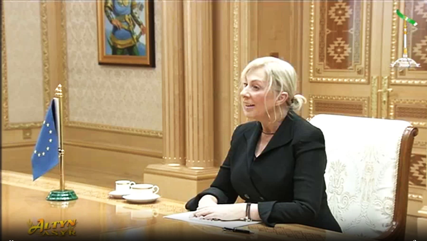 President Serdar Berdimuhamedov accepted the credentials of the new EU Ambassador Beata Pecsa