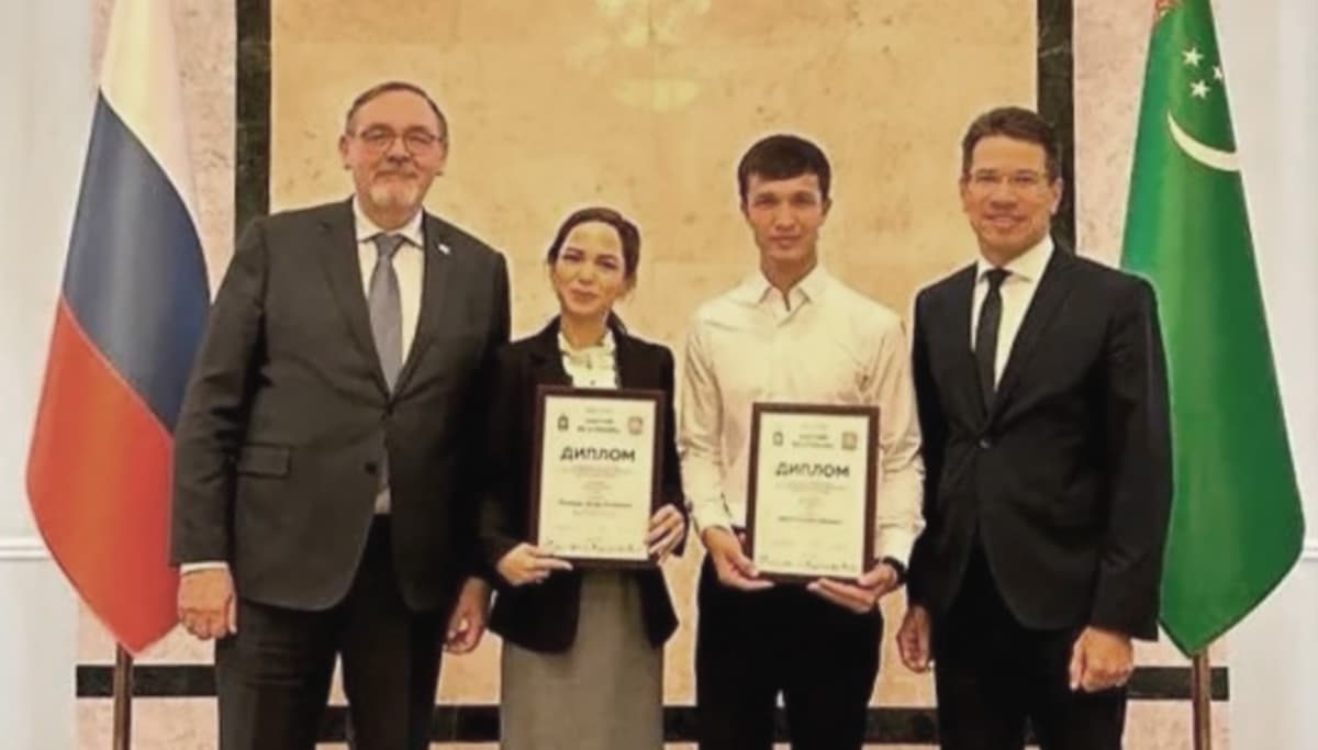 The winners of the international contest "Caspian Sea without Borders" were awarded in Ashgabat