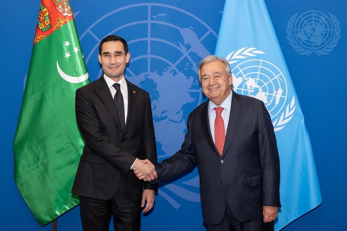 Guterres: UN hopes to continue working together with Turkmenistan