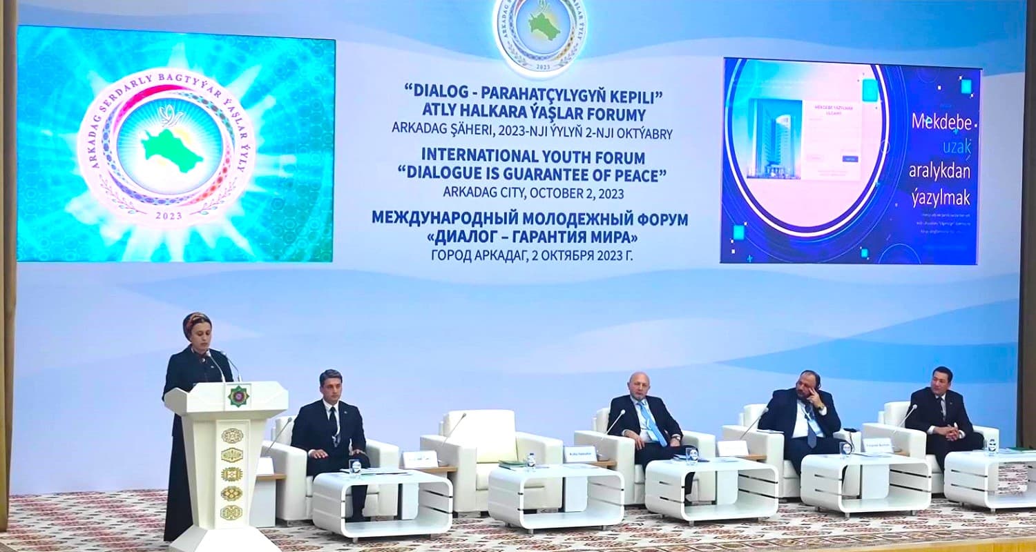 The Dialogue of Youth of the Central Asian countries was established at the international forum in the city of Arkadag