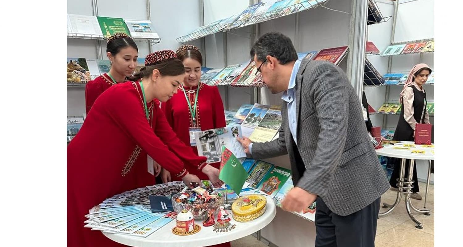 Book publications about Turkmenistan are presented at the exhibition “Book of Dushanbe 2023”