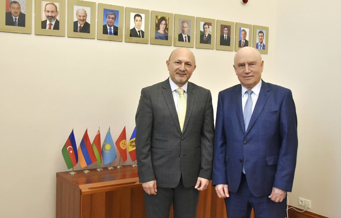 UNRCCA Head Kakha Imnadze met in Moscow with CIS Secretary General Sergei Lebedev