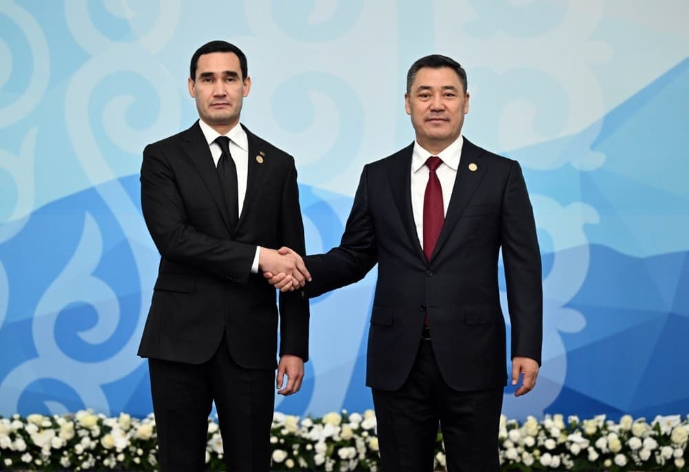The President of Turkmenistan met with the President of Kyrgyzstan in Bishkek