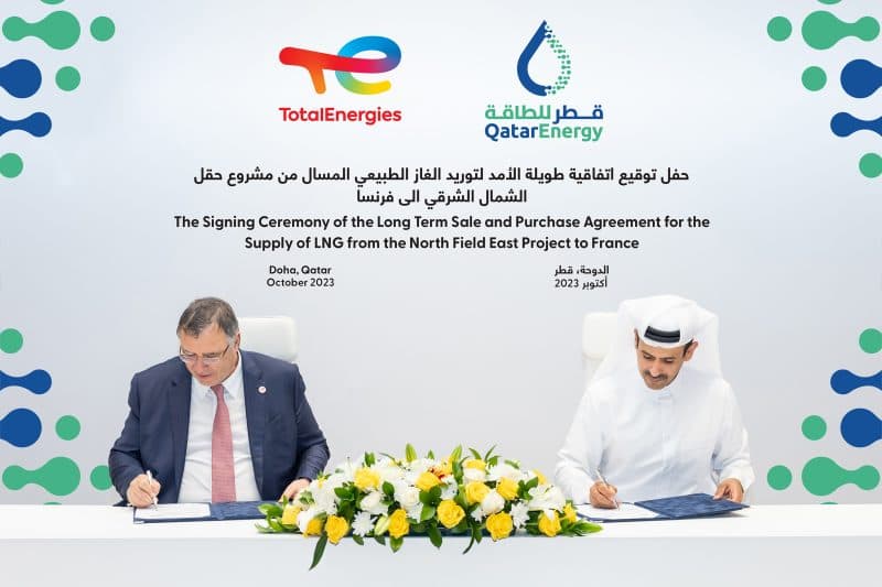 Qatar and France have agreed on LNG supplies for a period of 27 years