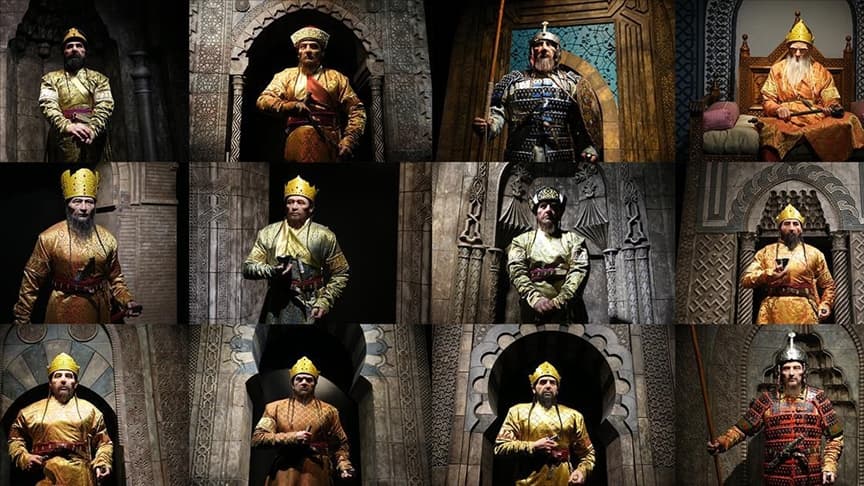 The appearance of the Seljuk sultans was recreated by Turkish DNA experts