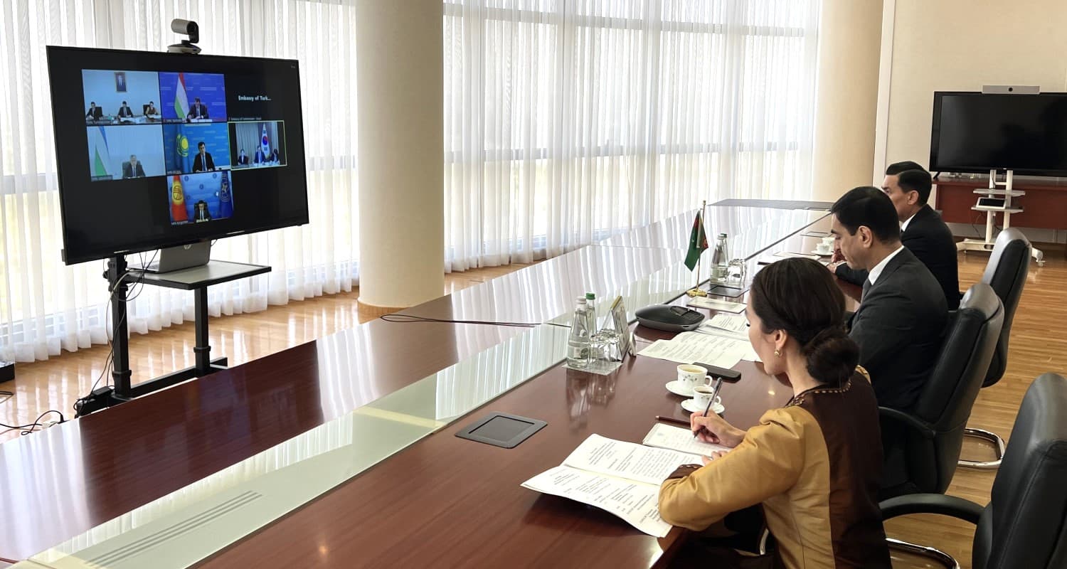 The agenda of the meeting of the Foreign Ministers of the Central Asian countries and the Republic of Korea in Ashgabat has been considered
