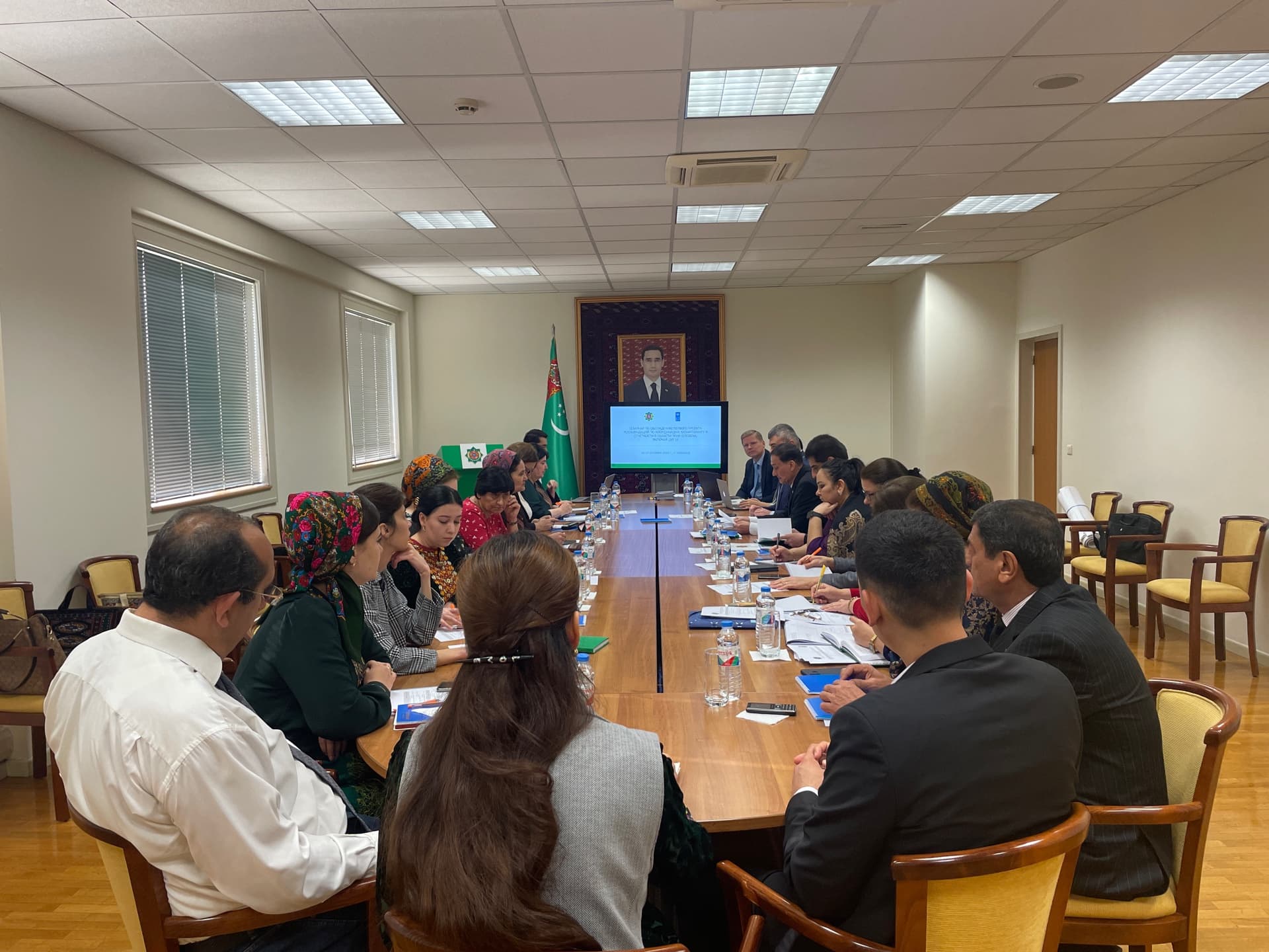 The Government of Turkmenistan and UNDP held a workshop in preparation for the dialogue on human rights with the UN Council