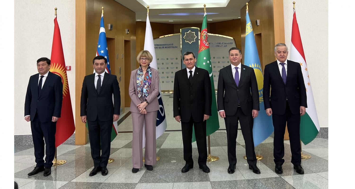 A meeting between the foreign ministers of Central Asian countries and the OSCE Secretary General took place in Ashgabat