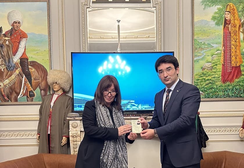 The international magazine Diplomatic World is officially accredited by the Ministry of Foreign Affairs of Turkmenistan