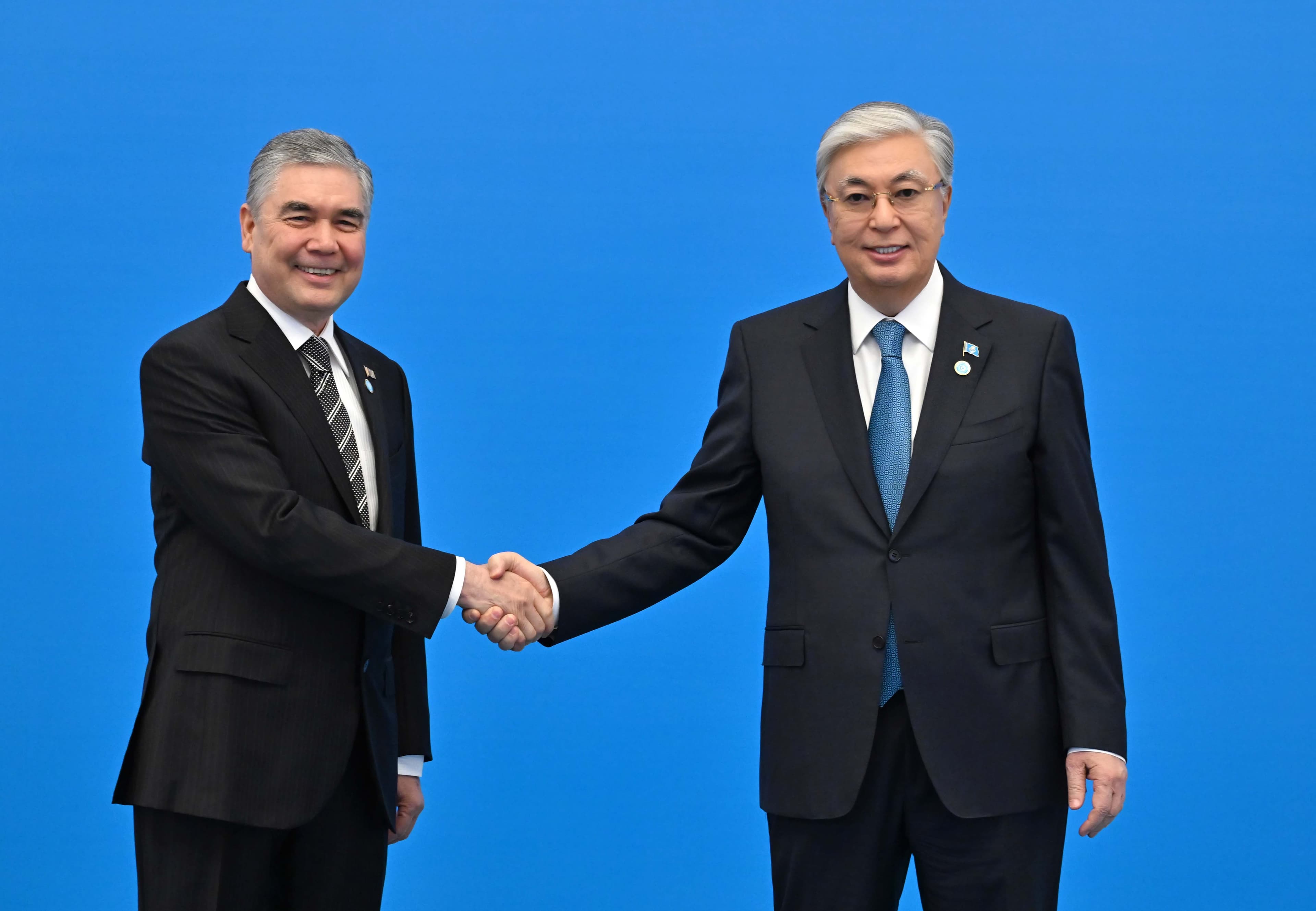 Gurbanguly Berdimuhamedov met with Kassym-Jomart Tokayev