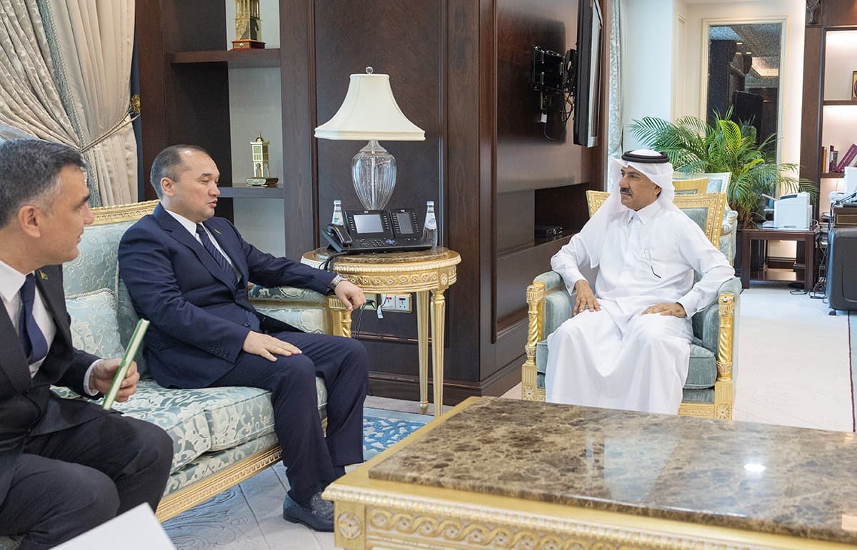 The Ambassador of Turkmenistan in Doha met with the Secretary General of the Ministry of Foreign Affairs of Qatar
