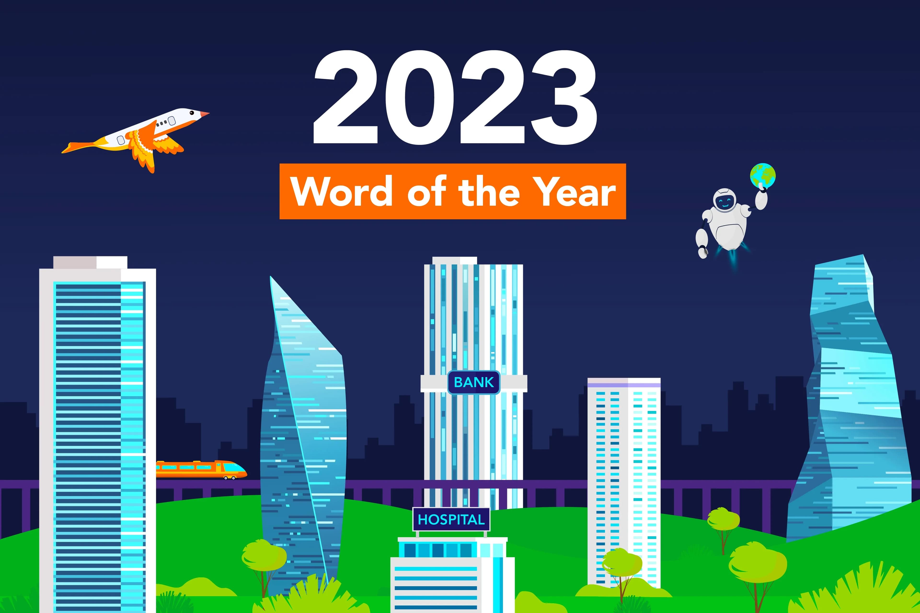 Cambridge Dictionary named the word of the year. It’s a verb and it’s related to AI