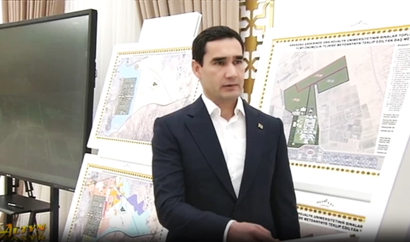 Serdar Berdimuhamedov got acquainted with the project for the construction of the Agricultural University complex