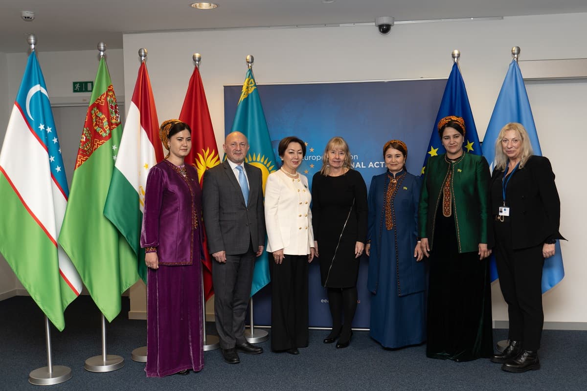 The Turkmen delegation took part in the Dialogue of Women Leaders of Central Asia in Brussels