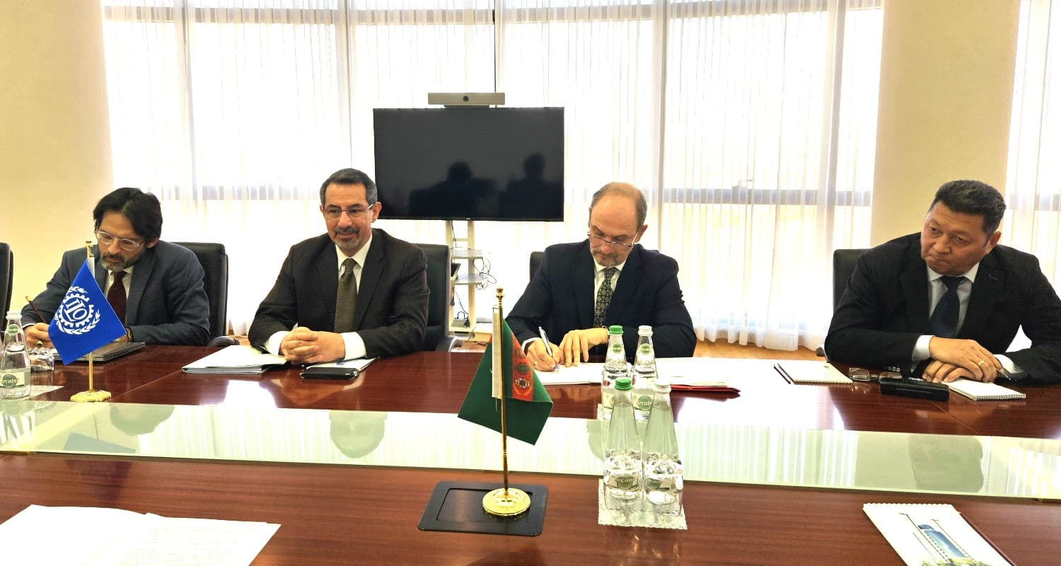 The ILO welcomes Turkmenistan's commitment to the systematic implementation of commitments