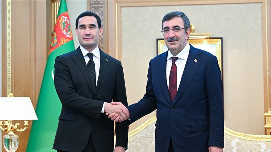 Serdar Berdimuhamedov received Vice President of Turkey Cevdet Yilmaz