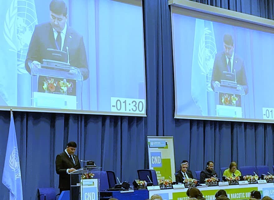 Delegation from Turkmenistan participated in the session of the UN Commission on Narcotic Drugs in Vienna