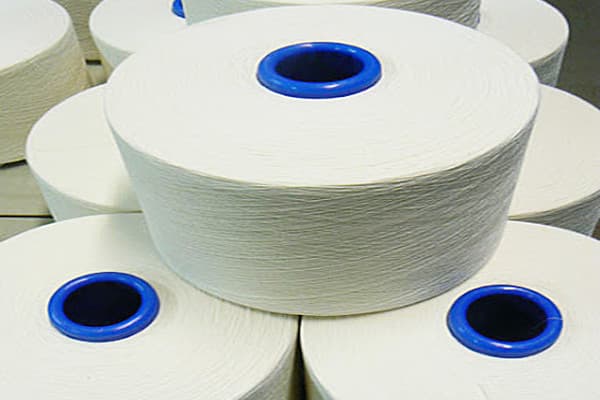 Trades at the SCRMT: cotton yarn and dyed flannel fabric purchased