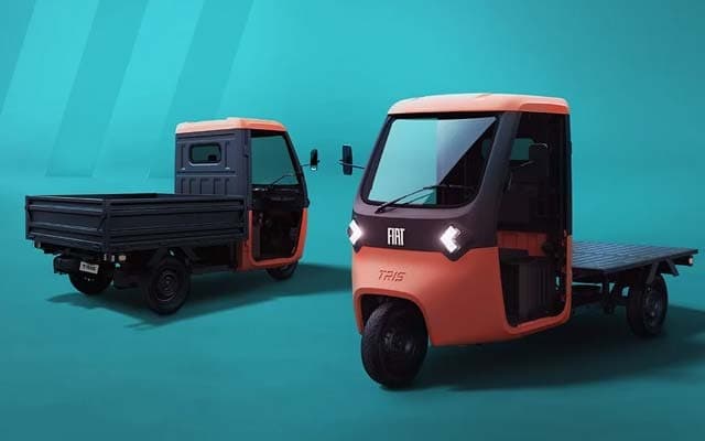 TRIS: FIAT Professional has unveiled a three-wheeled electric vehicle for micrologistics