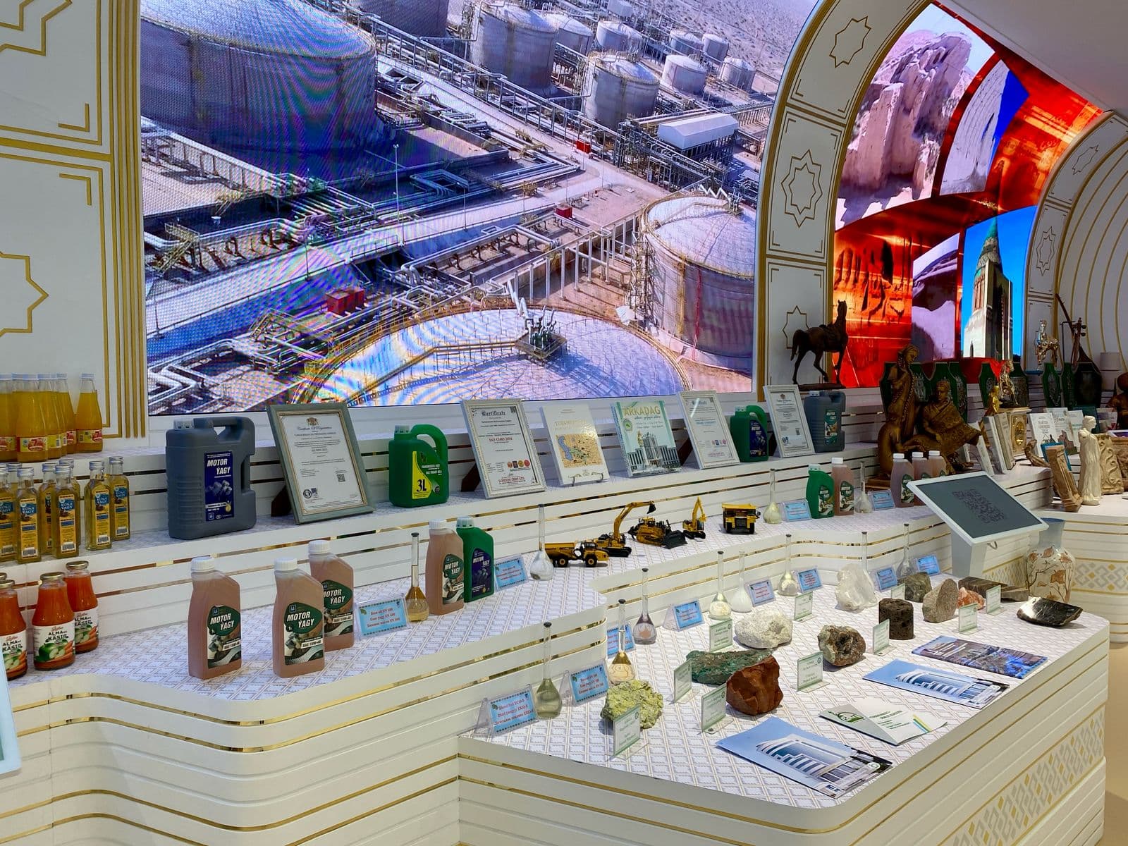 The export potential of the Turkmenbashy Complex of Oil Refineries TCOR is being demonstrated on the global stage