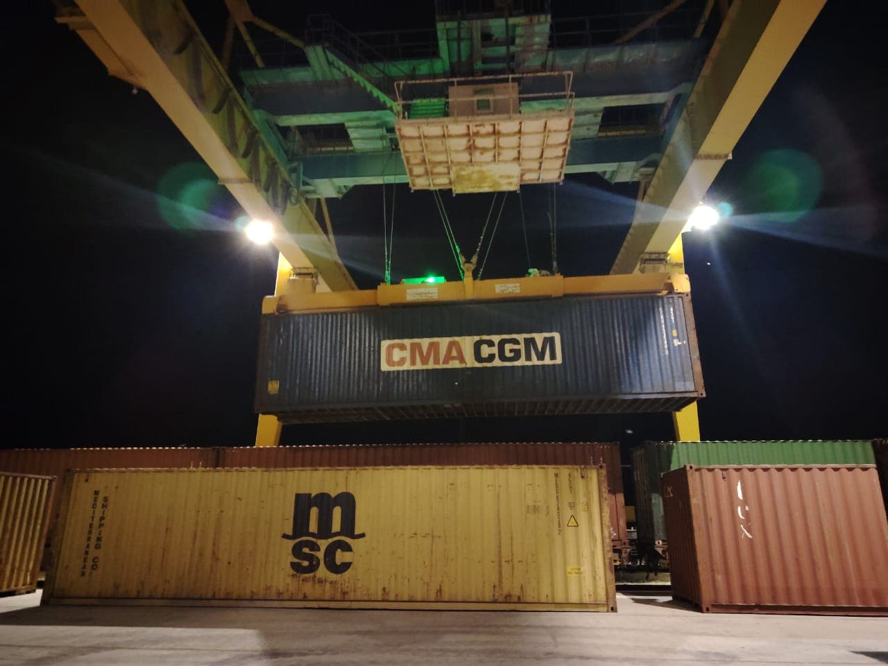 TULM launches first container train shipment of wheat to the UAE