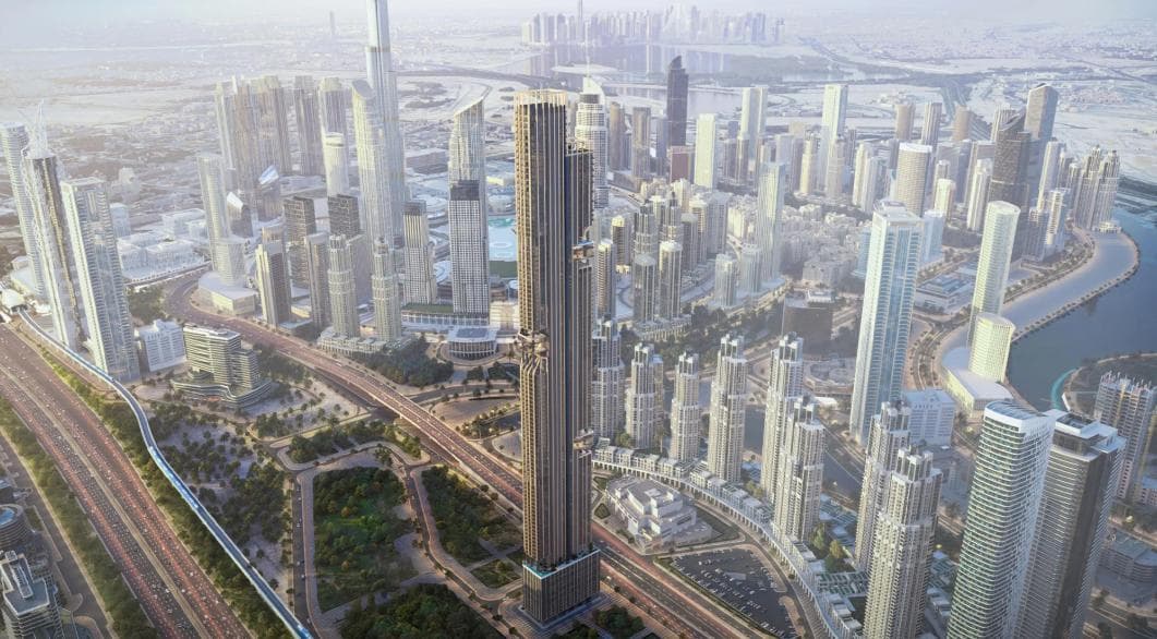 Дубай планирует строительство 445-метрового небоскреба Downtown Residences