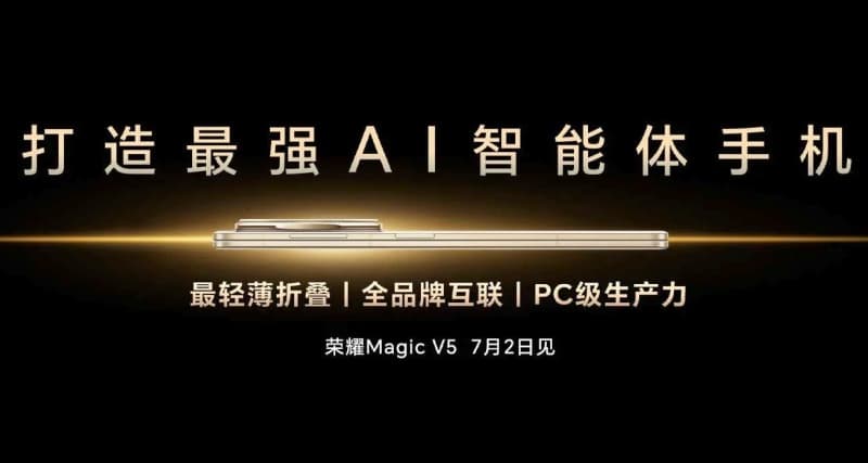 Honor Magic V5: Тончайший складной смартфон с ИИ бросает вызов Samsung Galaxy Z Fold 7