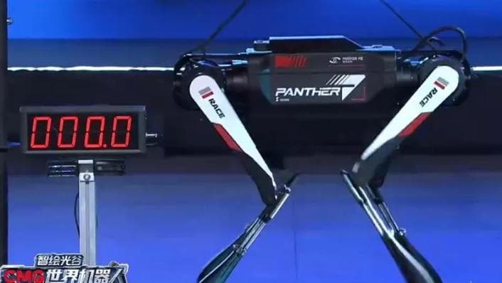 China's Black Panther 2.0 robot achieves new world speed record