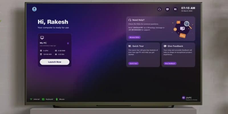 Jio Platforms transforms Indian televisions into PCs via cloud service