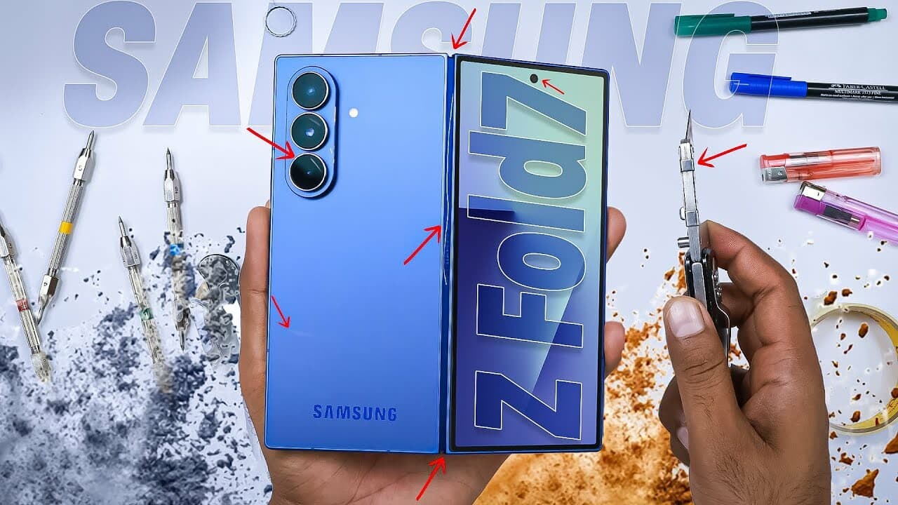 Samsung Galaxy Z Fold7: Initial tests confirm remarkable durability