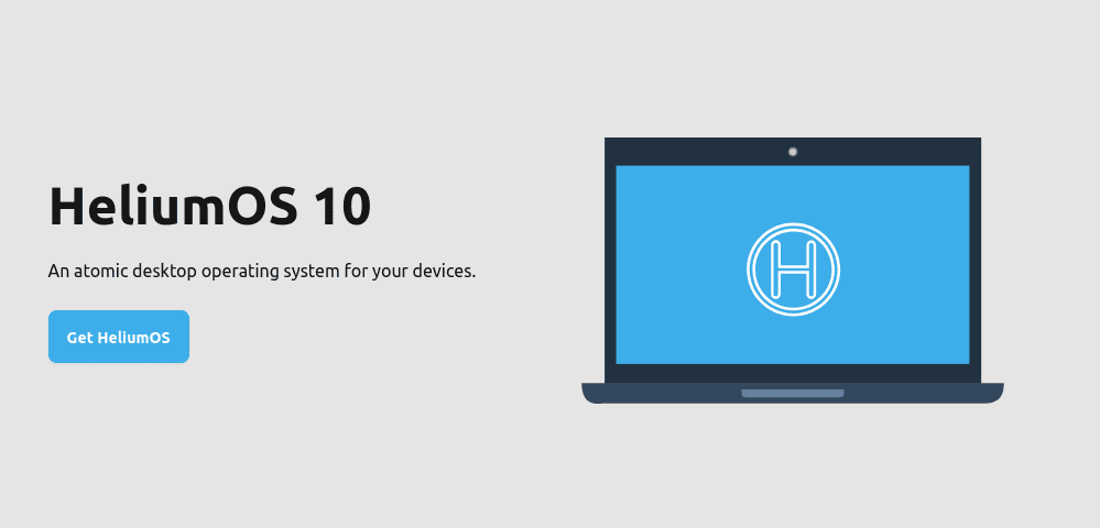 HeliumOS 10: a new type of operating system for computers