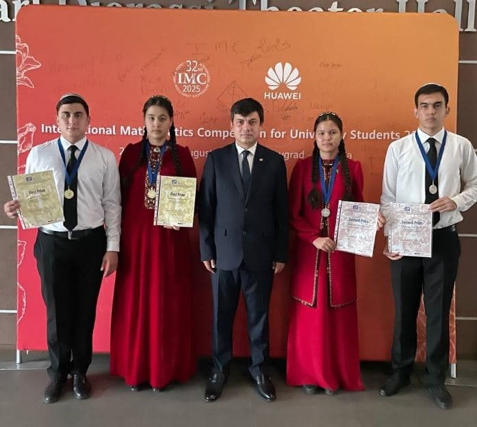 Students from Turkmenistan win 7 medals at International Mathematics Olympiad in Bulgaria