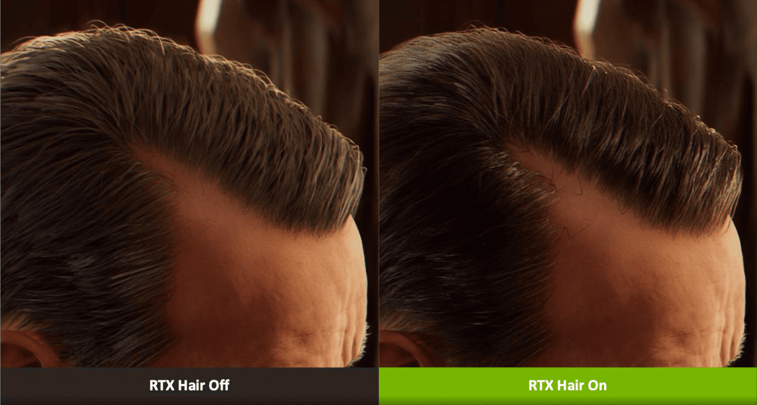 Nvidia представила технологию RTX Hair для реалистичных волос в играх