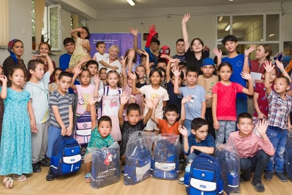 The EU Delegation to Turkmenistan has supported children through its "Back to School" campaign
