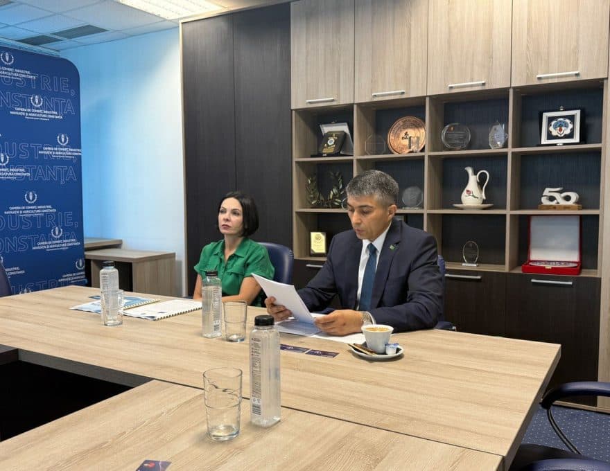 Meeting of the Ambassador of Turkmenistan with the Leadership of the Constanța Chamber of Commerce, Industry and Agriculture of Constanța
