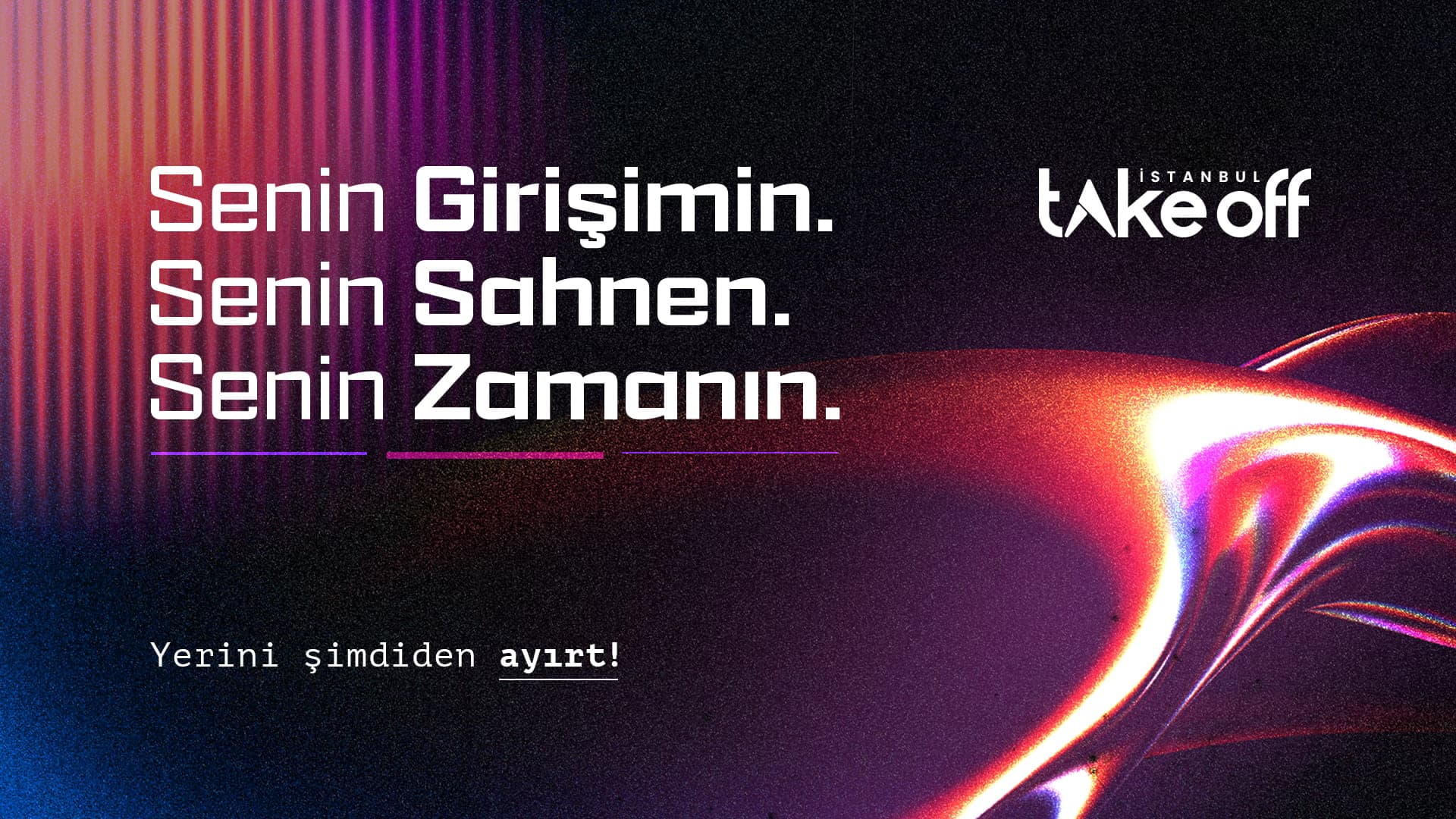 Startup booth sales open for Take Off Istanbul 2025