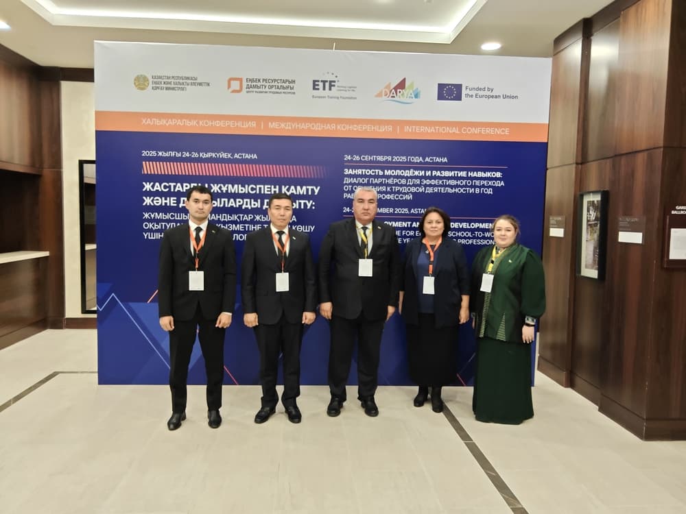 Turkmenistan Shared Experience on Youth Employment at Conference in Astana