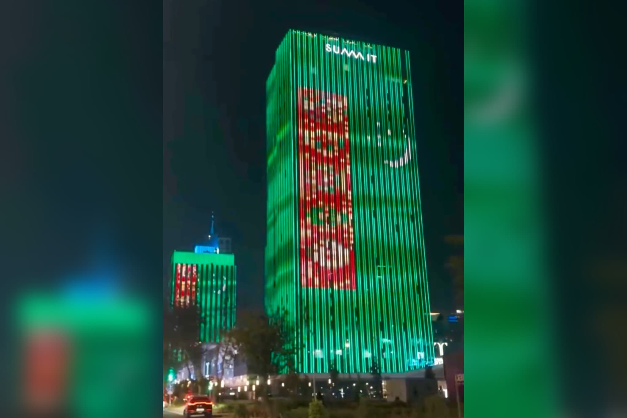 tashkent-illuminated-colors-turkmen-flag