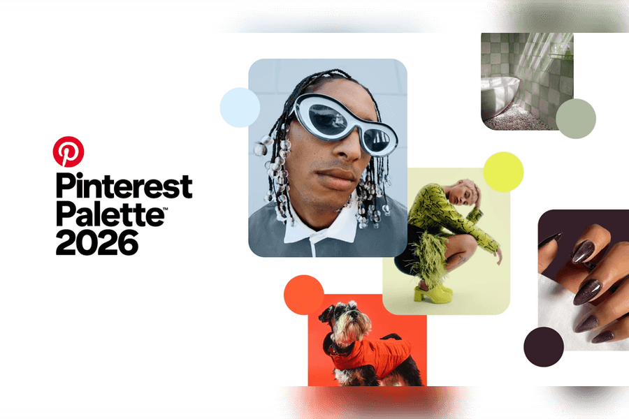 От ледяного синего до цвета хурмы: Pinterest представил главную палитру 2026 года