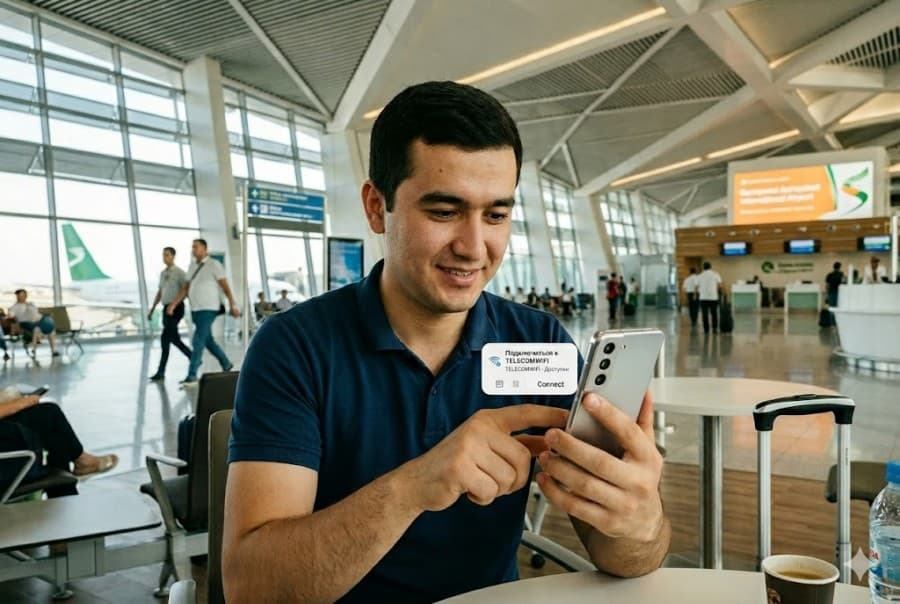 Интернет по всему Туркменистану: напоминаем о возможностях TELECOMWIFI