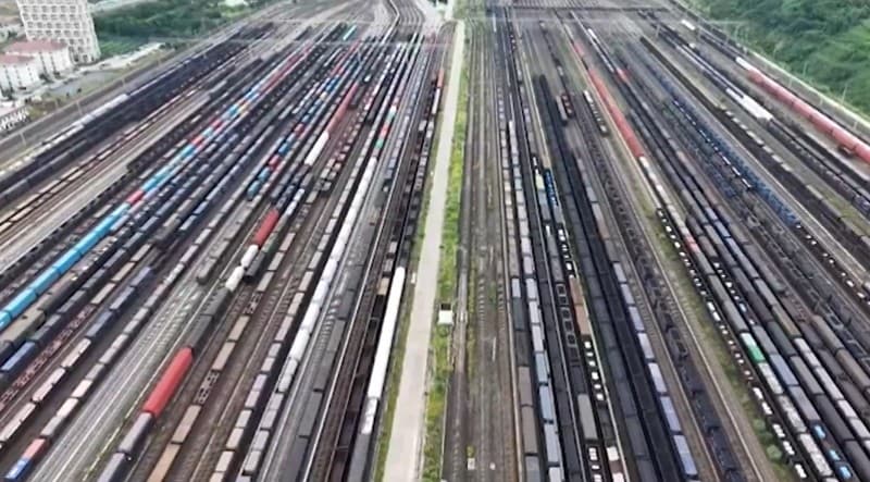 Железнодорожные грузоперевозки в Китае: рекорд за 10 месяцев