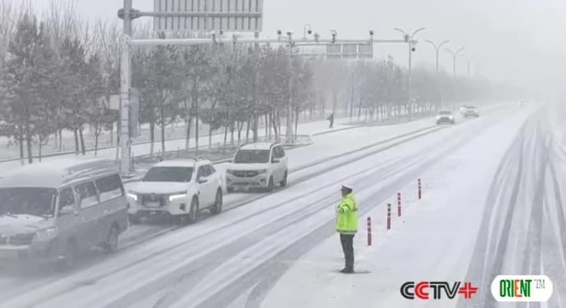 Холодный фронт обрушился на запад и север Китая