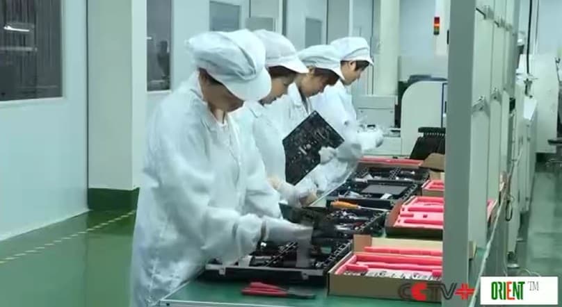 Китайская индустрия производства электронной информации демонстрирует устойчивый рост