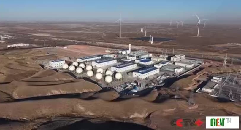 Первая в мире 30-мегаваттная водородная газовая турбина начала работу в Китае