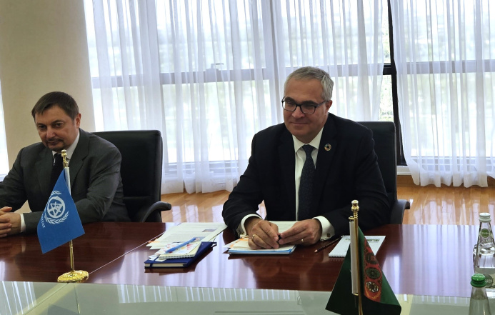  A meeting with the UN-Habitat was held at the MFA of Turkmenistan