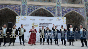 Turkmenistan was represented at the International Festival of Gold Embroidery and Jewelry in Bukhara