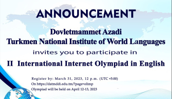 Iňlis dili boýunça II halkara internet olimpiadasy