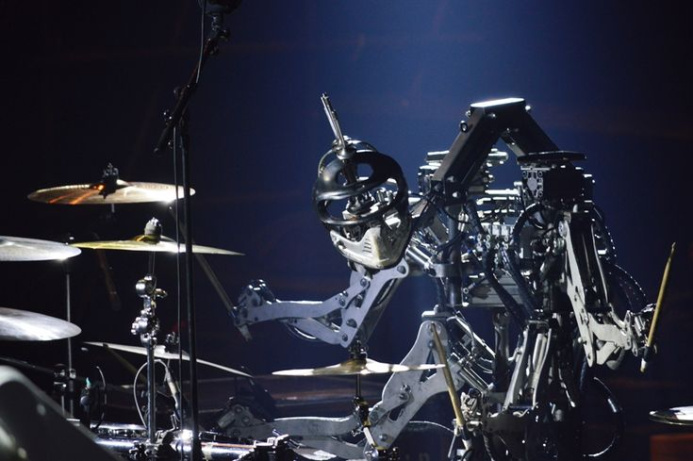  A robotic drummer has been created that can play complex compositions with high precision