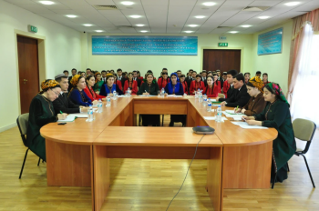 Halkara gatnaşyklary institutynda Magtymgulynyň döredijiligine bagyşlanan halkara maslahat geçirildi